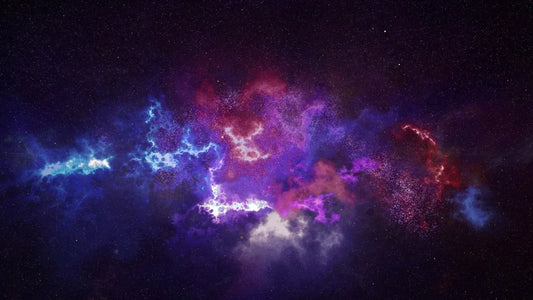 A vast cosmic sky with stars and galaxy, symbolising spiritual awakening, inner transformation, and the journey from shadow to expanded consciousness.