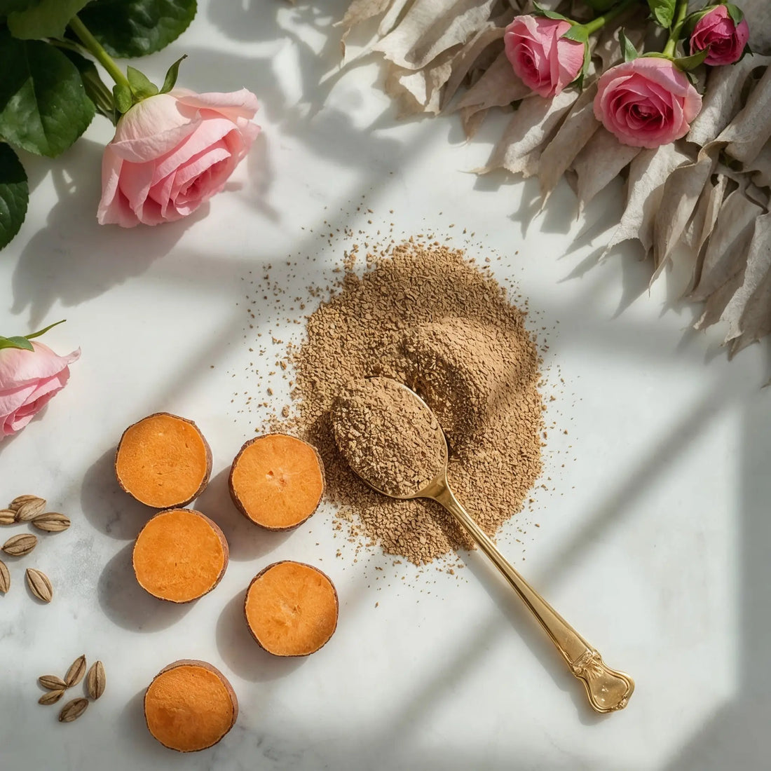 Rooted in Quiet Nourishment: Sweet Potato, Flaxseed & Triphala — Gifts from the Earth