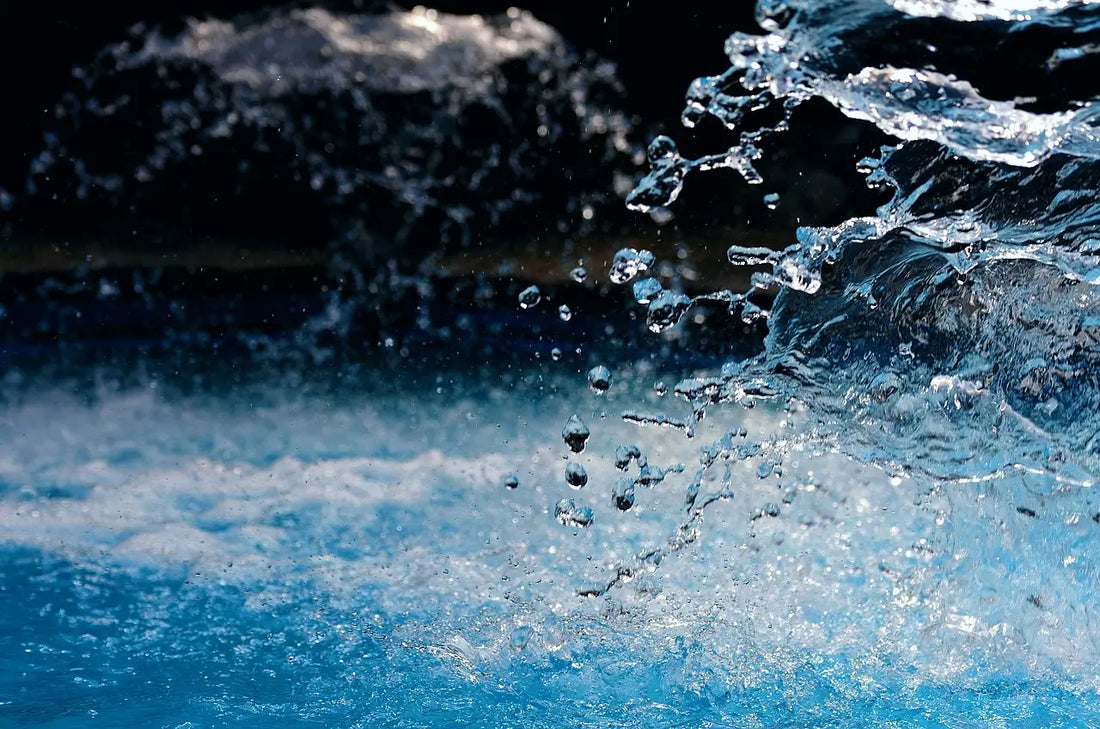 pure water splash