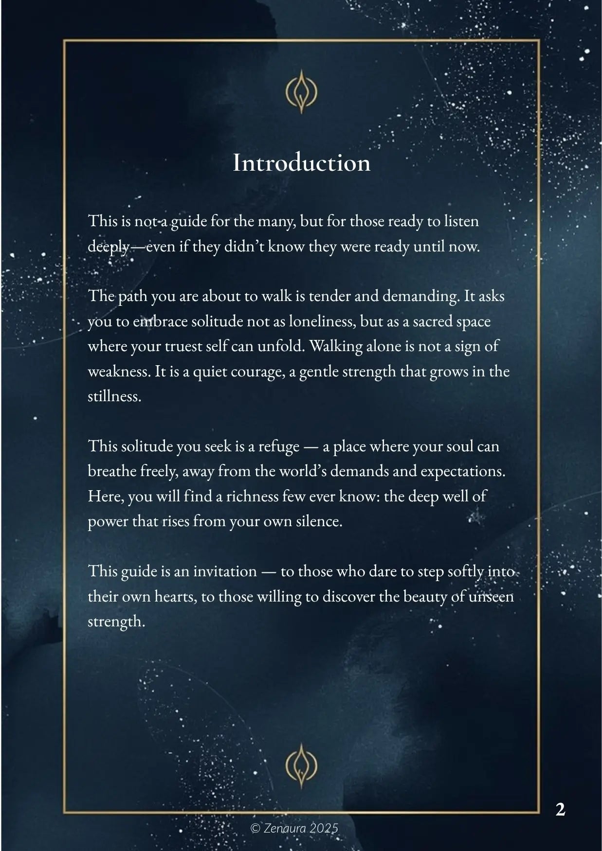 Sovereign Silence – 15-Page Digital Guide for Solitude & Inner Mastery