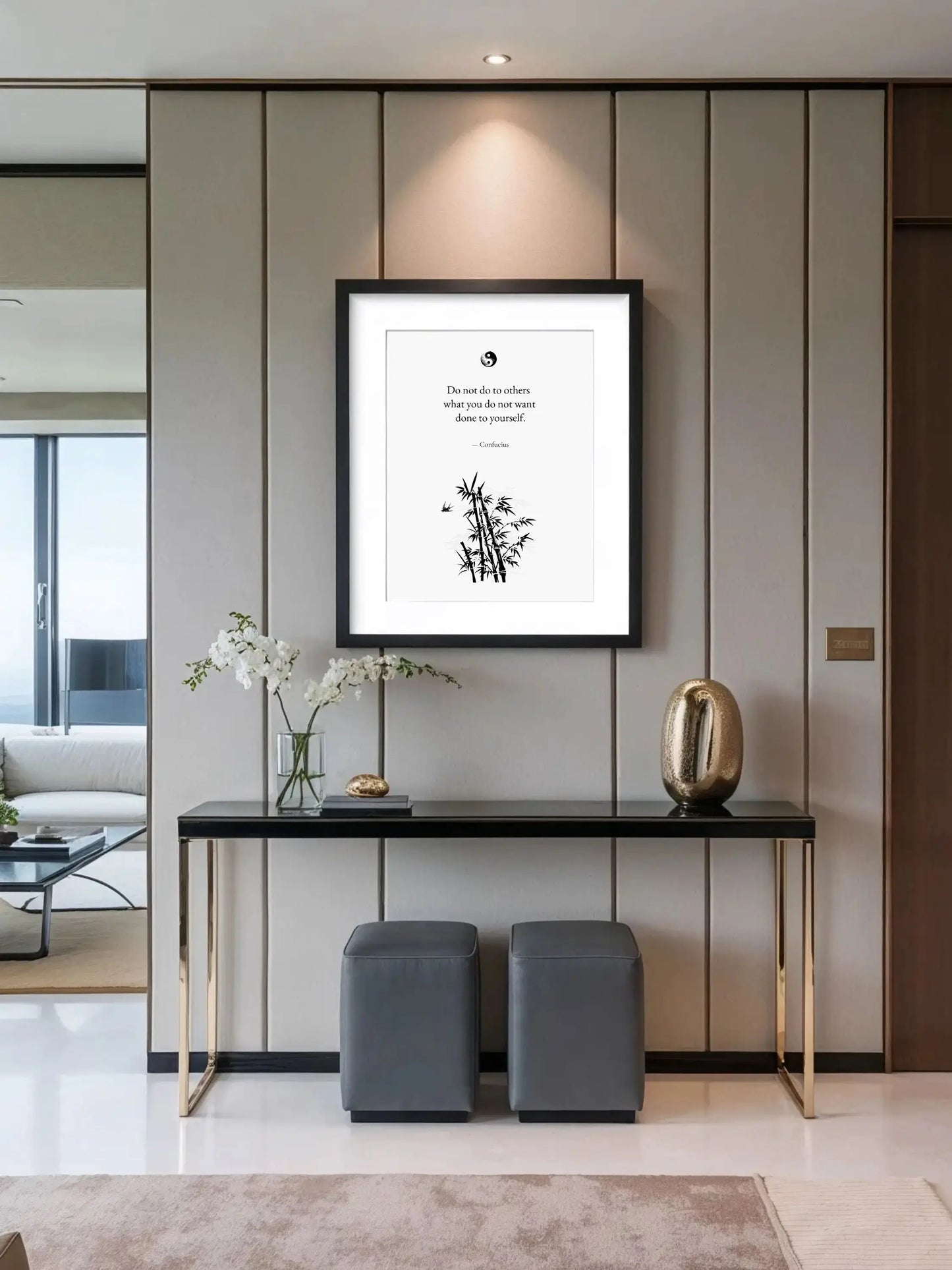 Confucius Quote Print – "Do Not Do to Others What You Do Not Want" | Mindful Wall Art