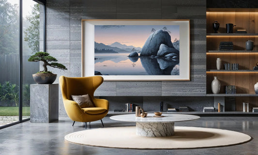 Echo of the Quiet Earth – Soulful Landscape Art Print for Mindful Spaces