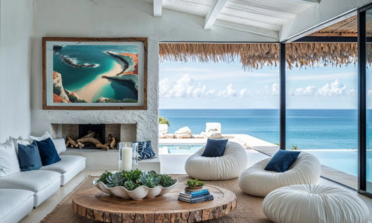 Echoes of the Soul – Coastal Art Print for Serene, Mindful Interiors