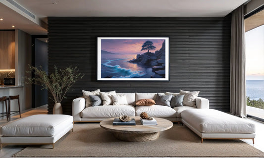 Soul of the Shore – Coastal Art Print for Mindful & Tranquil Interiors
