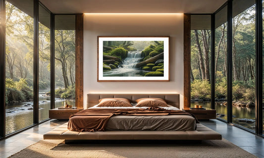 Whispers of the Forest Stream – Tranquil Nature Art Print